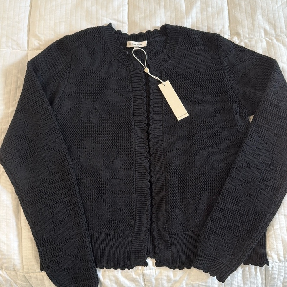 Rebecca Taylor Black Cardigan - NWT - Sz S